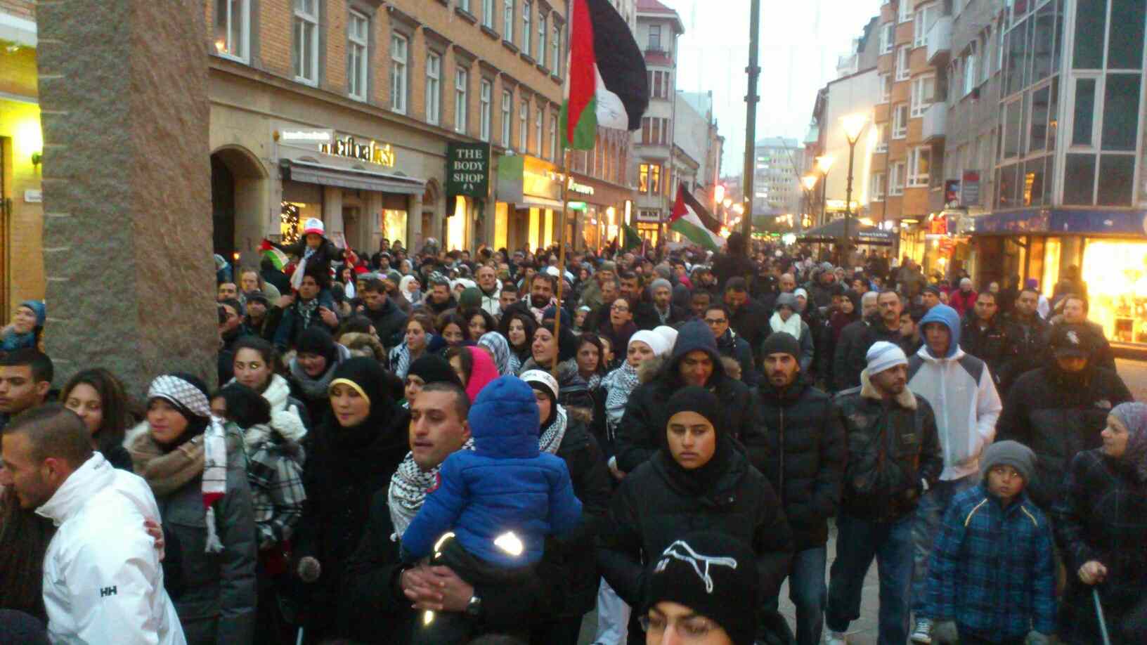 Malmö 700 demonstranter